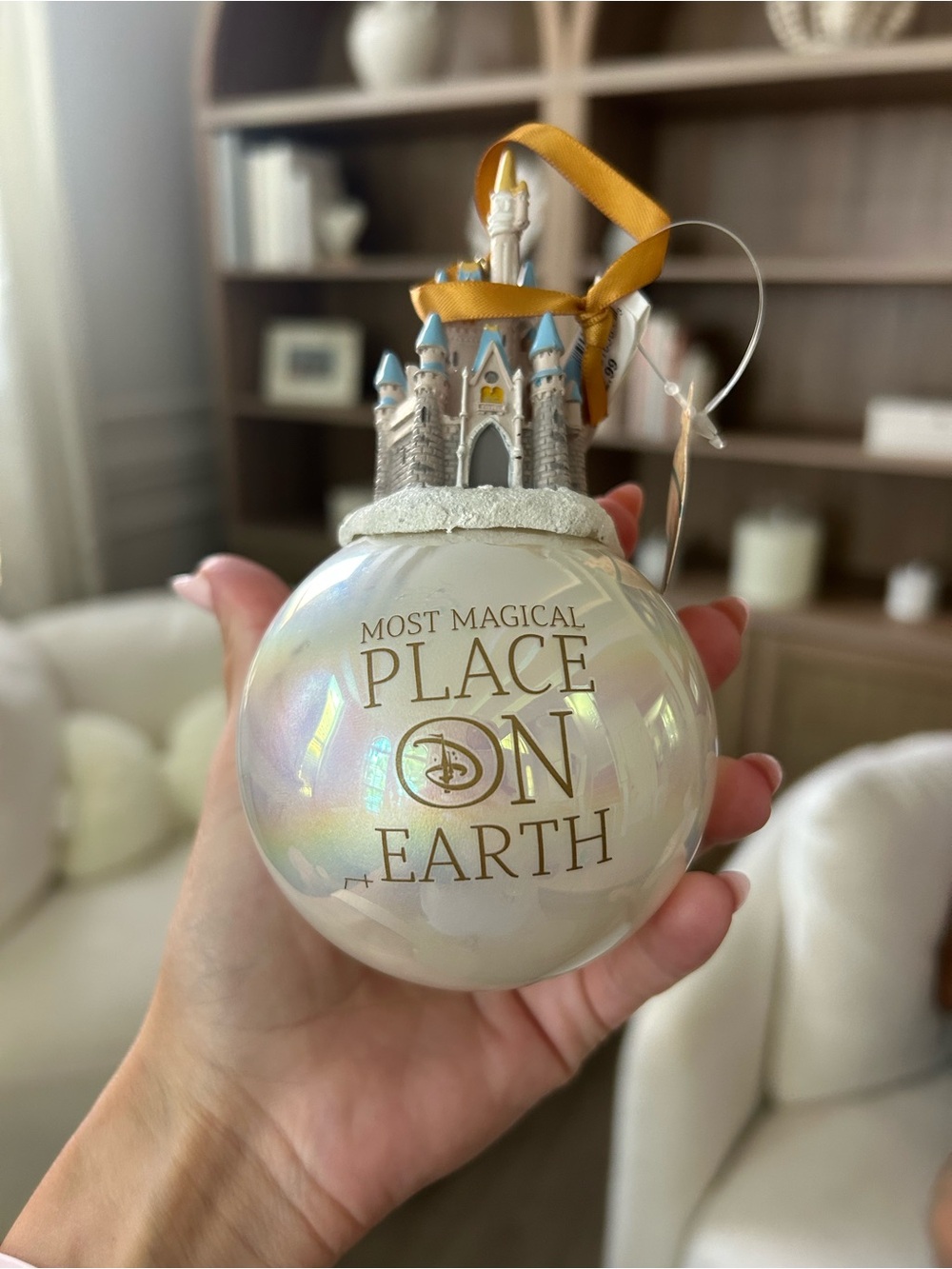 Disney most magical place on earth castle ornament NWT